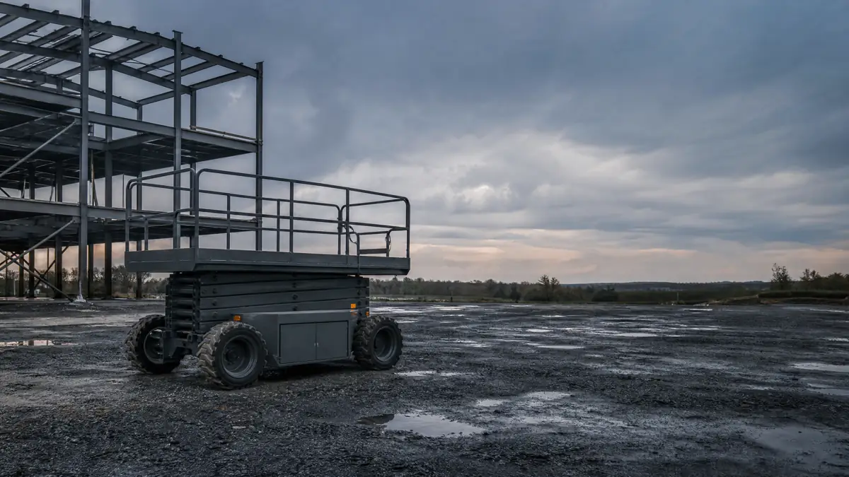 Rough Terrain Scissor Lifts jobsite access in Colorado Springs